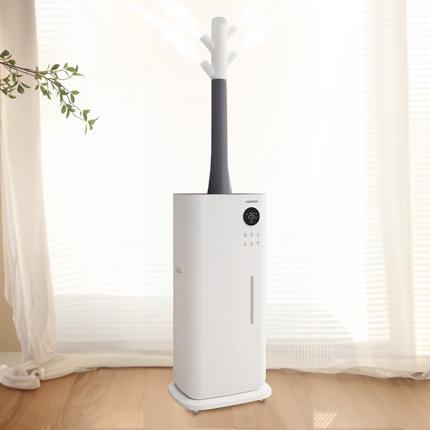 LACIDOLL 4.2 Gallons Cool Mist Ultrasonic Whole House Humidifier