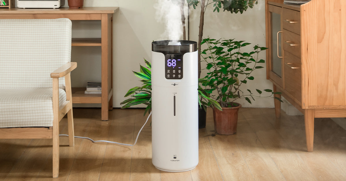  Humidifiers for Large Room Home, 2.3Gal/9L Quiet Humidifiers  for Bedroom with Timer, 360°Nozzle, Aroma Box, 3 Speed Ultrasonic Cool Mist  Humidifier with Humidistat for Baby Nursery Yoga Plants : Home 