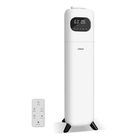 [BH-2102]Humidifiers for Bedroom Large Room, 2.3Gal/9L Quiet Humidifiers for Bedroom with Timer, 360°Nozzle, Aroma Box, 3 Speed Ultrasonic Cool Mist Humidifier with Humidistat for Baby Nursery Yoga Plants