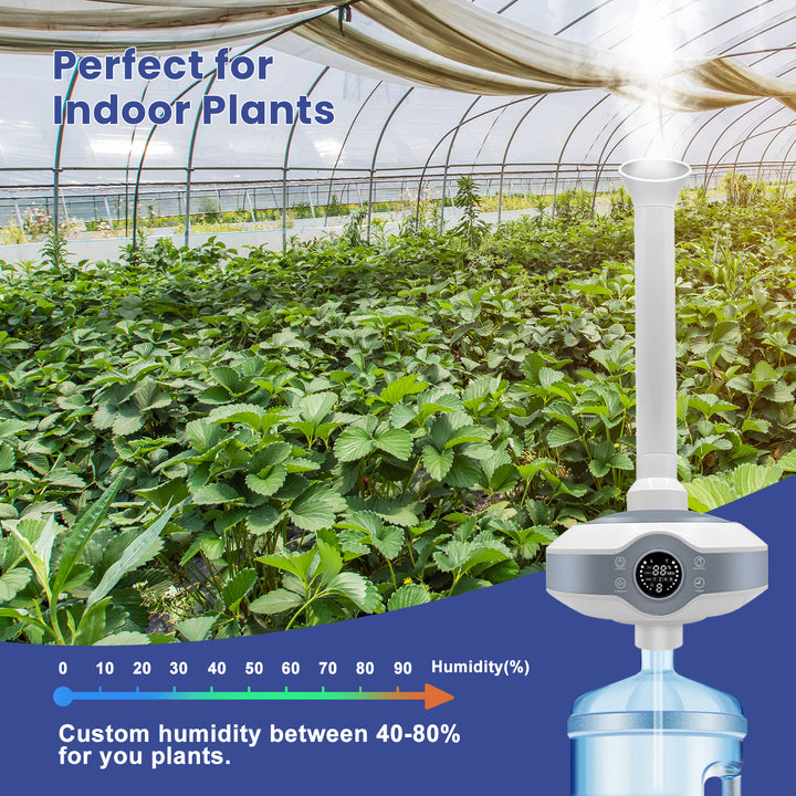 [BH-IN01]AILINKE Large Room Humidifiers 1000 sq.ft. Industrial Commercial humidifier, Ultrasonic Cool Mist Humidifie1 800ml/h Output for Home, School, Office, Greenhouse, Warehouse, Indoor Planting